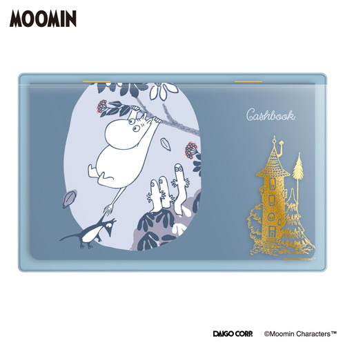 #ダイゴー(国内販売のみ） ライフスタイルノート 通帳型キャッシュブック 通帳サイズ ムーミン J2189
