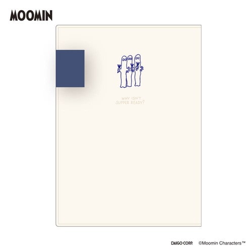 #ダイゴー(国内販売のみ） 読書関連小物 ムーミンブックカバー 文庫本対応サイズ ニョロニョロ ･アイボリー N6053