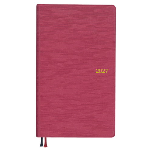#ダイゴー ダイアリー 2027年度 アポイント A6スリム 1Wファミリー  ピンク E1374