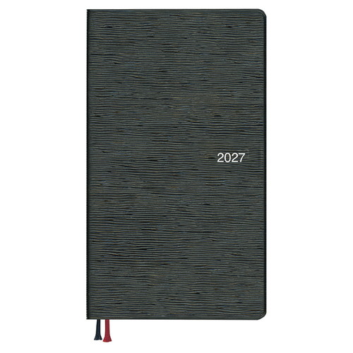 #ダイゴー ダイアリー 2027年度 アポイント A6スリム 1Wファミリー  ブラック E1384