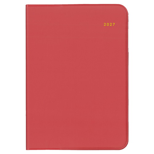 #ダイゴー ダイアリー 2027年度 MILL A6 Monthly EASY A6 レッド E7751