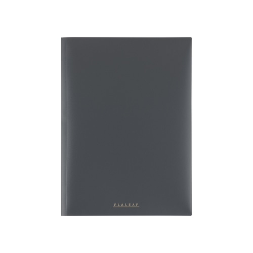 #ナカバヤシ ノート フラットバインダーノート A4 スモーキーブラック FLL-A401B-D