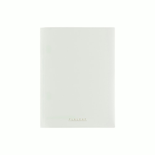 #ナカバヤシ ノート フラットバインダーノート A5 ミルキーホワイト FLL-A501B-W