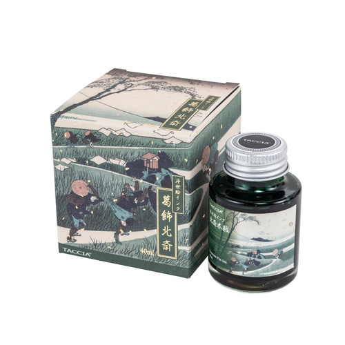 #ナカバヤシ 筆記関連小物 浮世絵インク 40ml・染料 北斎木賊 TFPI-WD42-30