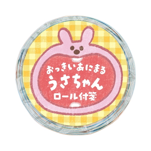 #ナカバヤシ 付箋 ロール付箋 24mm幅・3m うさちゃん RFST24-A5
