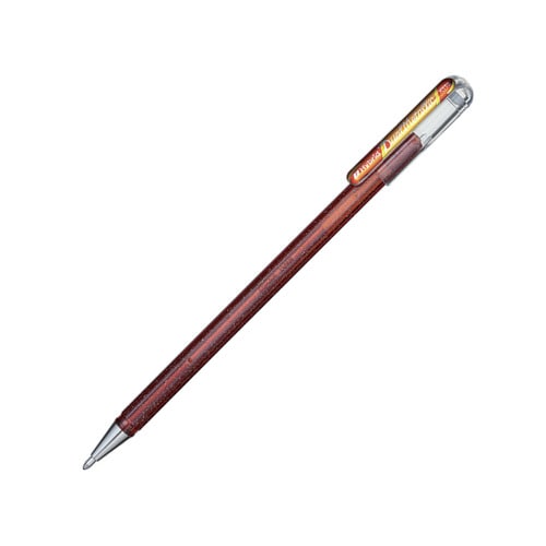 #ぺんてる ボ－ルペン DualMetallic オレンジ＋メタリックイエロー 1.0mm  K110-DF