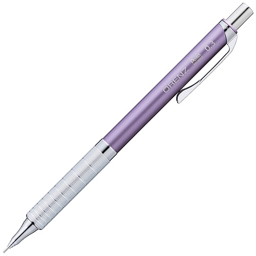 #ぺんてる シャープペンシル オレンズメタルグリップ 0.3mm ライトパープル XPP1003G2-RV