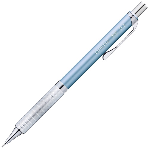 #ぺんてる シャープペンシル オレンズメタルグリップ 0.3mm ライトブルー XPP1003G2-RS