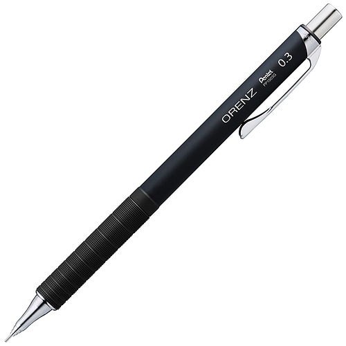 #ぺんてる シャープペンシル オレンズメタルグリップ 0.3mm ブラック XPP1003G2-RA