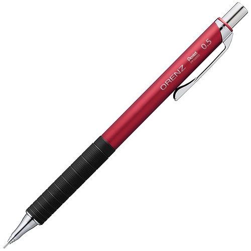 #ぺんてる シャープペンシル オレンズメタルグリップ 0.5mm レッド XPP1005G2-RB