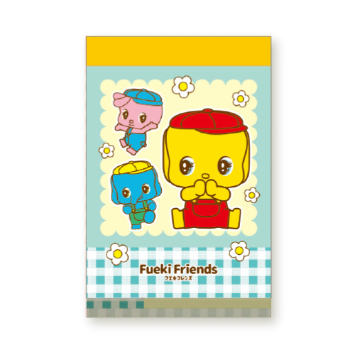 #不易糊工業(国内販売のみ） メモ帳 フエキフレンズミニメモ 70Sheet（2柄･各35枚） 3 CFMM3