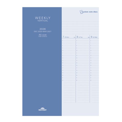 #レイメイ藤井 ダイアリー 26SNダイアリー バーチカル 12月はじまり  RFDR2680