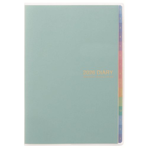 #レイメイ藤井 ダイアリー 26フォープランダイアリー 12月はじまり グリーン RFD2654M