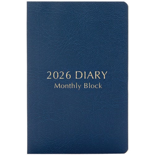 #レイメイ藤井 ダイアリー 26ネームカードダイアリーブロック 12月はじまり ネイビー RFDR2688K