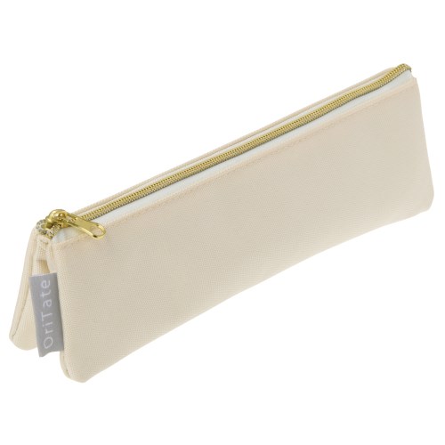 #レイメイ藤井 収納用品 自立する薄型ペンケースOriTate  アイボリー FY1382W