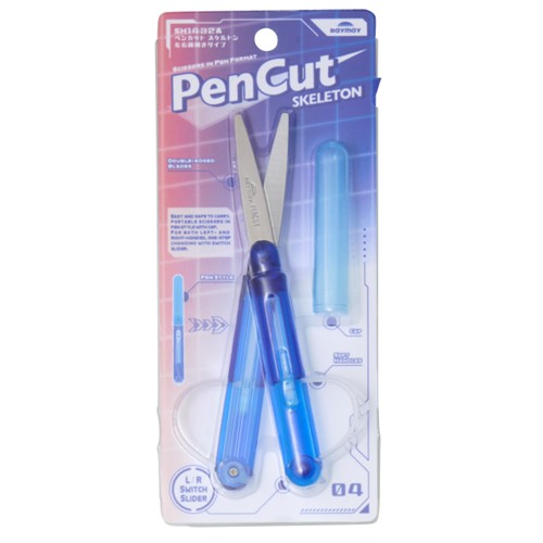 #レイメイ藤井 事務小物 PENCUT･スケルトン  ブルー SH1432A