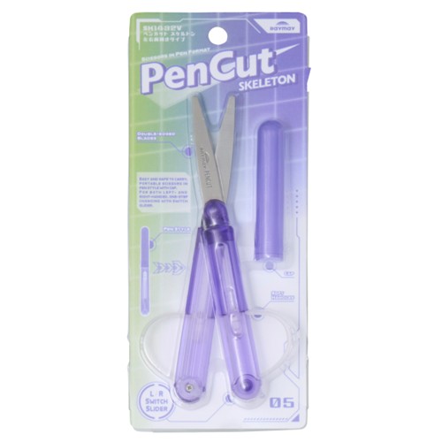 #レイメイ藤井 事務小物 PENCUT･スケルトン  バイオレット SH1432V