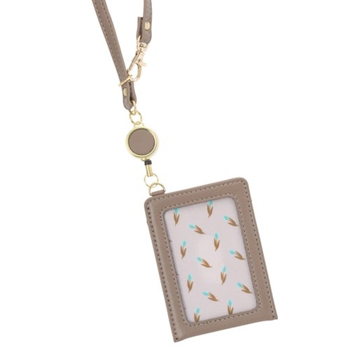 #レイメイ藤井 身辺雑貨 ノフェス･パスケース リール付 モカブラウン NSP1448C