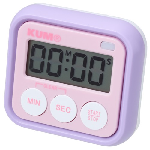 #レイメイ藤井 生活雑貨 KUM･学習タイマー  ピンク KM1484P
