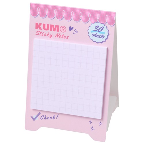 #レイメイ藤井 ふせん KUM･スタンドふせん  ピンク KM1485P