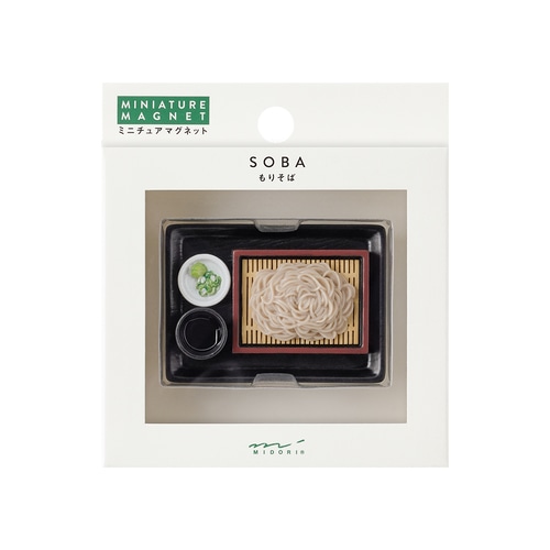 #デザインフィルミドリ(国内販売のみ） 事務小物 マグネット 1個入 もりそば 43437006