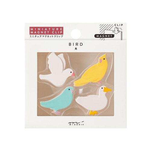 #デザインフィルミドリ(国内販売のみ） 事務小物 マグネットクリップ  トリ 43449006