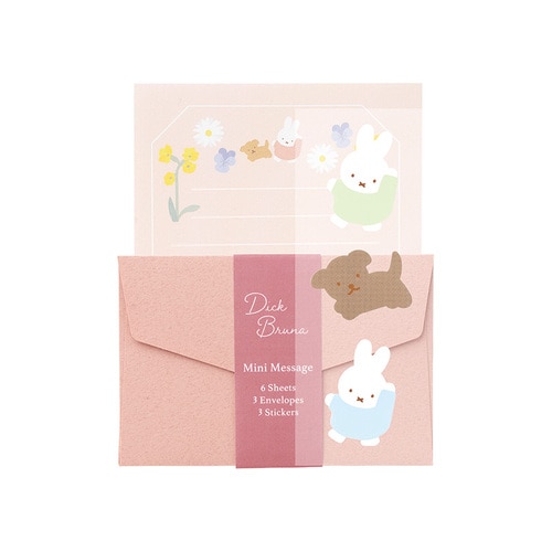 #マルアイ(国内販売のみ） レター ブルーナミニレターセット  ガーデンピンク ﾚ-MY17P