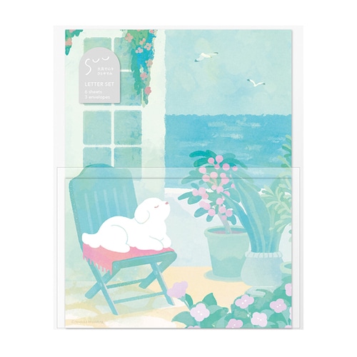 #マルアイ(国内販売のみ） レター SUU･レターセット  犬 ﾚ-SU100