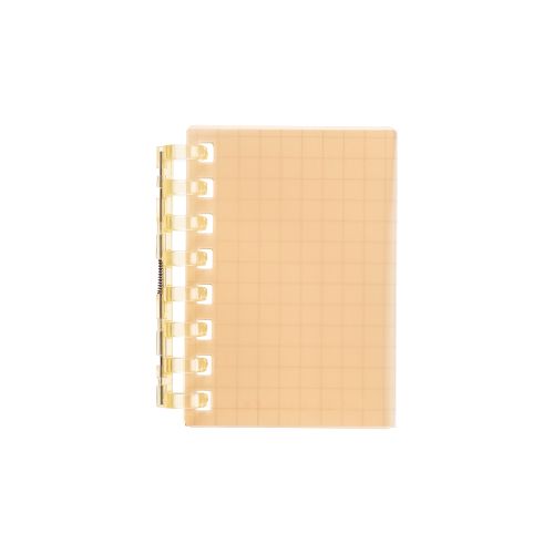 #リヒトラブ ノート オープンリングノート ミニ オレンジ N2719-4