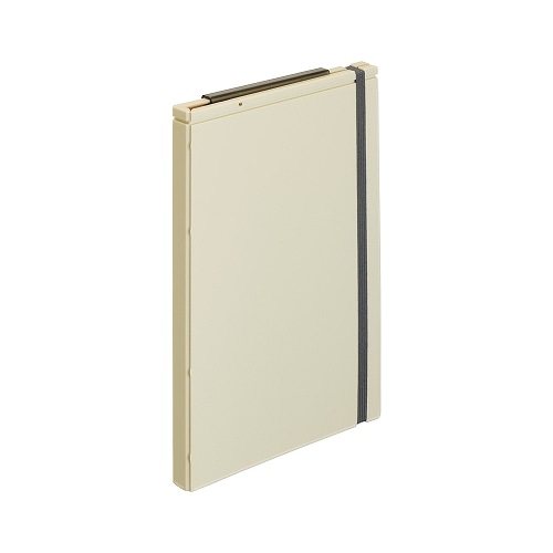 #リヒトラブ ファイリング用品 Mutual･二つ折りクリップボード A5(A4･2ツ折) アイボリー A2068-16