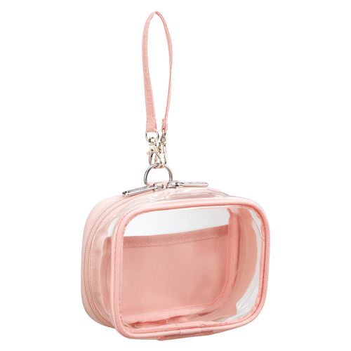 #リヒトラブ 身辺雑貨 myfa･デコレーションボックスポーチ ミニミニ・ワイド シャーベットピンク A3308-12