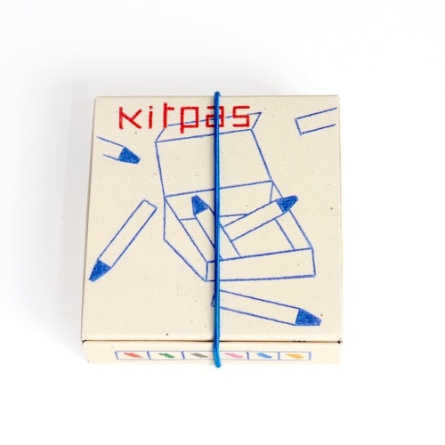 #日本理化学工業(国内販売のみ） 画材用品 キットパスバイアーティストＰワイズベッカー青 ミディアムサイズ 6本 6色 KAPW-BU