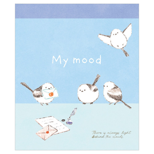 #エヌビー社 メモ帳 メモ･Mymood  ブルー 1342201