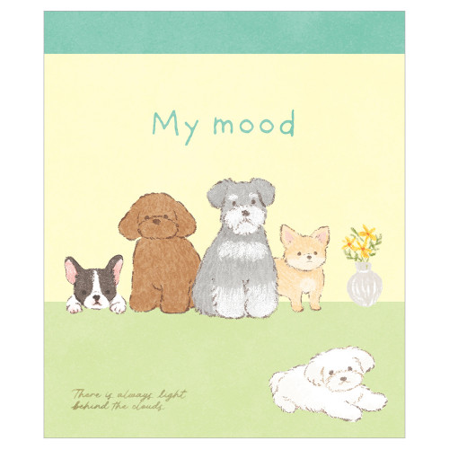 #エヌビー社 メモ帳 メモ･Mymood  グリーン 1342204