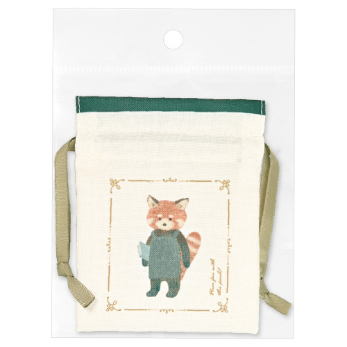 #エヌビー社 身辺雑貨 豆巾着･RESSA  レッサーパンダ書店 4861301