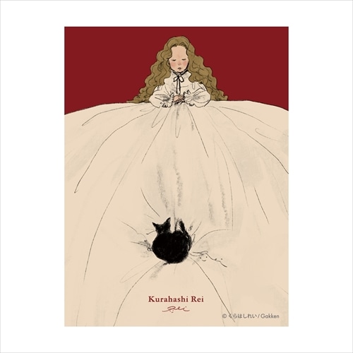 #学研ステイフル(国内販売のみ） レター くらはしれい･ミニカード 箔押加工 ベッド FD03031