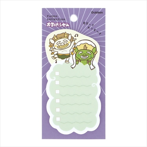 #学研ステイフル 付箋 お告げ付箋  風神雷神 AM04205