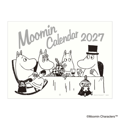 #版権(国内販売のみ） カレンダー ムーミン大判カレンダー 壁掛･日曜始  AM16014