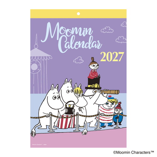 #版権(国内販売のみ） カレンダー ムーミン原画カレンダー 壁掛･日曜始  DM12016