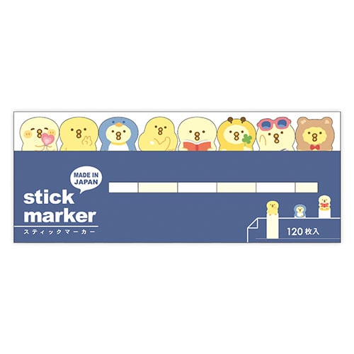 #マインドウエイブ 付箋 ピヨコマメスティックマーカー  ヨフカシ 58115