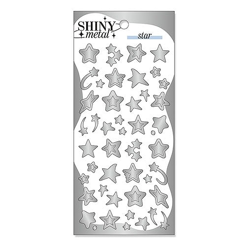 #マインドウエイブ シール シャイニーメタルステッカー  スター 82621