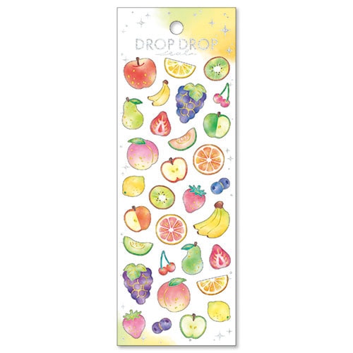 #マインドウエイブ シール ドロップドロップシール  フルーツ 82632