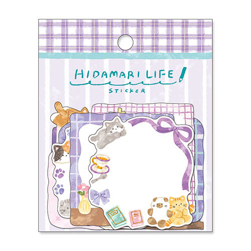 #マインドウエイブ シール ヒダマリライフステッカー  キャット 82659