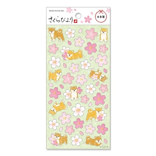 #マインドウエイブ シール サクラシール～サクラビヨリ～  シバイヌサクラ 82681