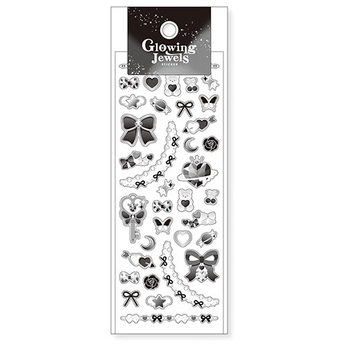 #マインドウエイブ シール ジュエルズステッカー  ノワール 82715