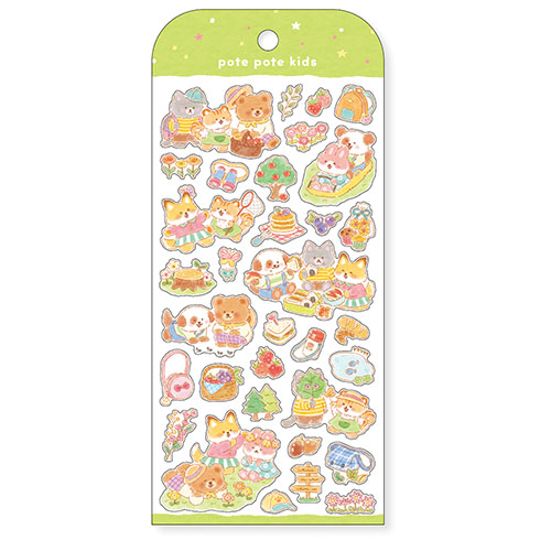 #マインドウエイブ シール ポテポテキッズシール  ピクニック 82722