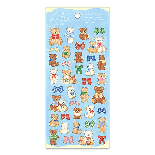 #マインドウエイブ シール リルツステッカー  クマノヌイグルミ 82808