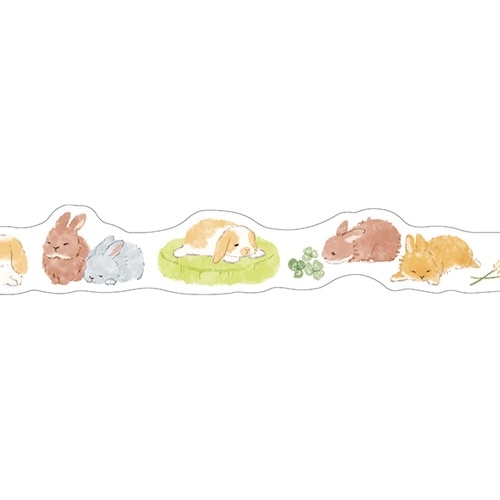 #マインドウエイブ テープ オヒルネファミリーマスキングダイカット  トザワサンチ 95676