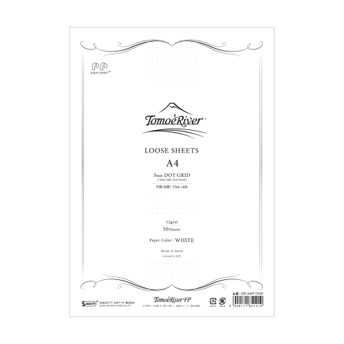 #SAKAEテクニカルペーパー 筆記用紙 トモエリバー･ルーズシート A4･50枚入 5mmドット SR-A4P-D5W