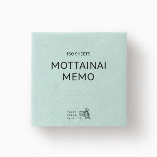 #PCM竹尾 メモ帳 MOTTAINAI MEMO 90×90mm assorted-30 1750570